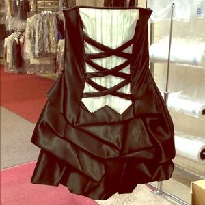 Super Cute Tuxedo Prom Dress